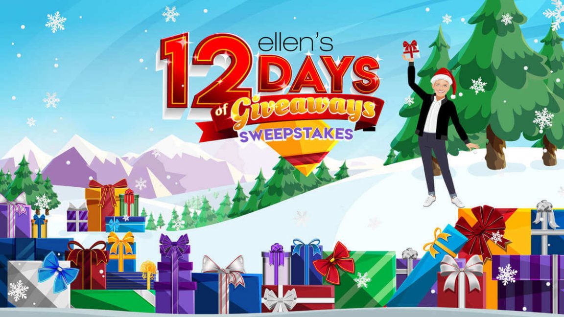 Ellen DeGeneres 12 Days of Christmas Giveaways 2023 Santa's Sweepstakes