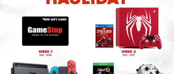 GameStop PowerUp Rewards Hauliday Sweepstakes