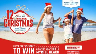 12 Days of Christmas Visit Myrtle Beach Sweepstakes 2019