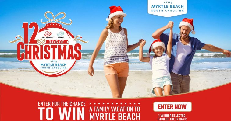 12 Days of Christmas Visit Myrtle Beach Sweepstakes 2019